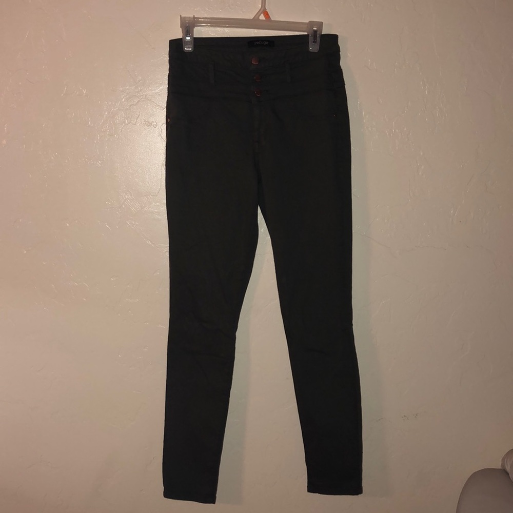 High waisted, skinny jeans